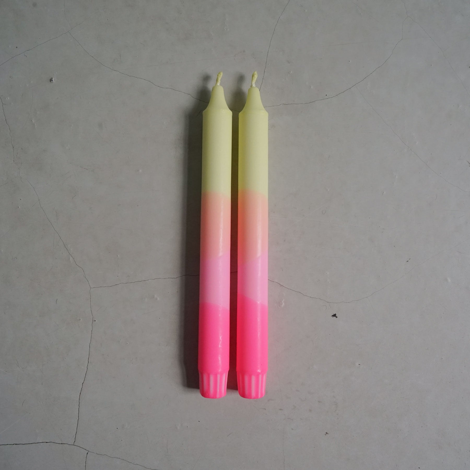 Dip Dye Kerze 2er Set "tilda"