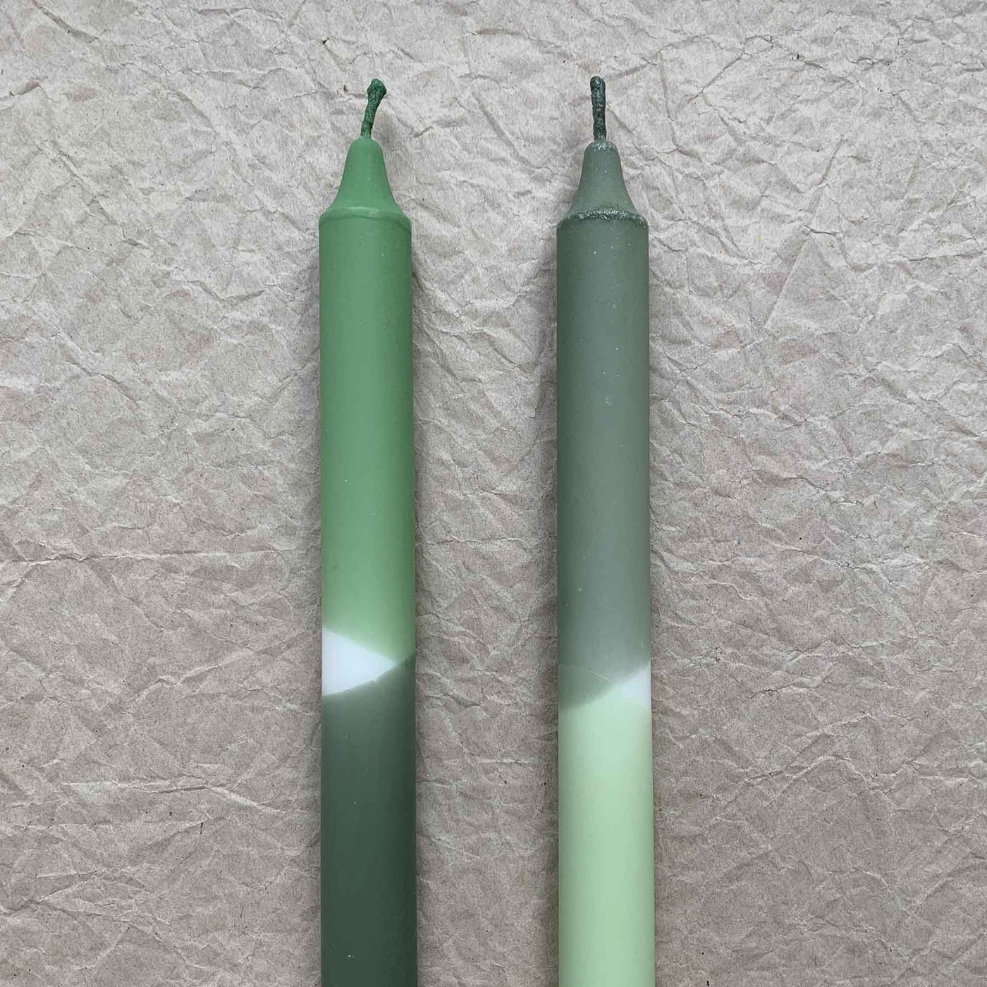 Dip Dye Kerze 2er Set "ivy" - flip*flop eShop