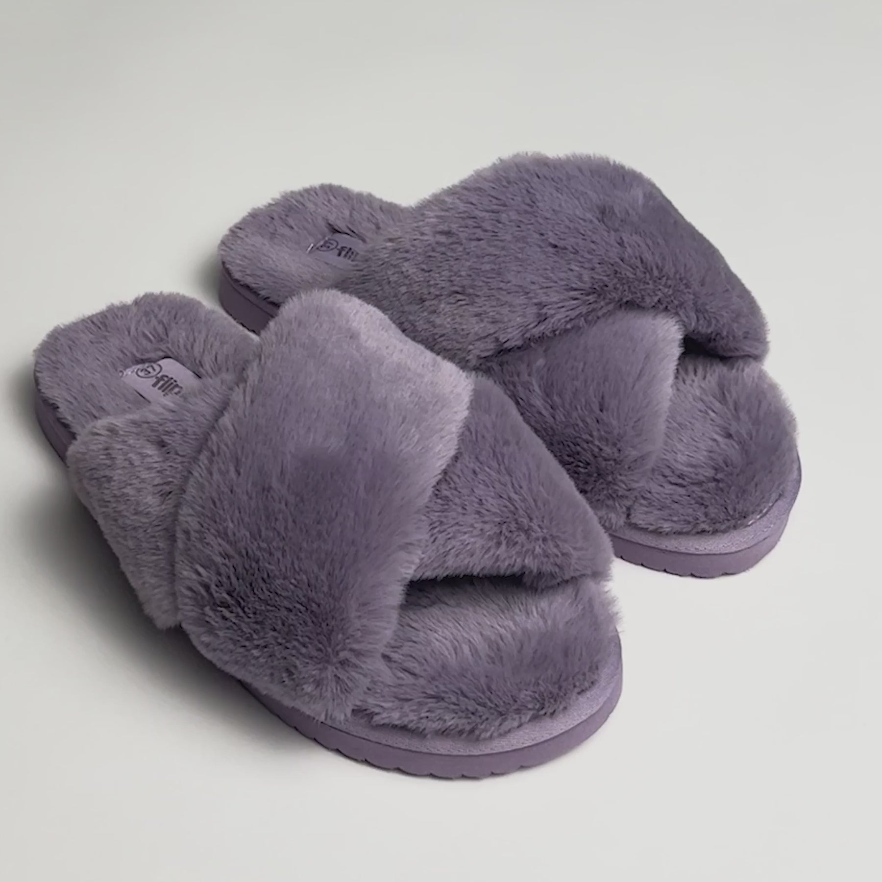 Video flip*flop cross fur 2 in Color mauve