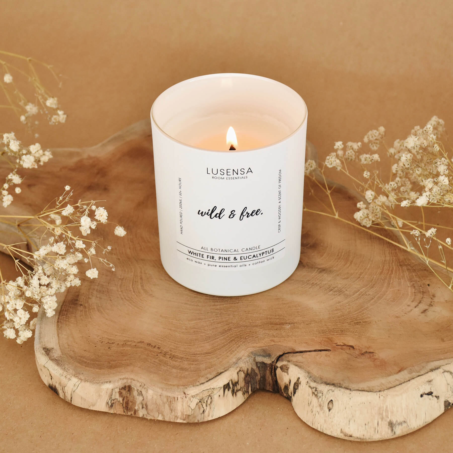 vegan scented candle "wonderland
