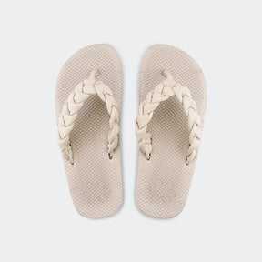 flip*flop comfy*weave Vanilla geflochtener Zehentrenner