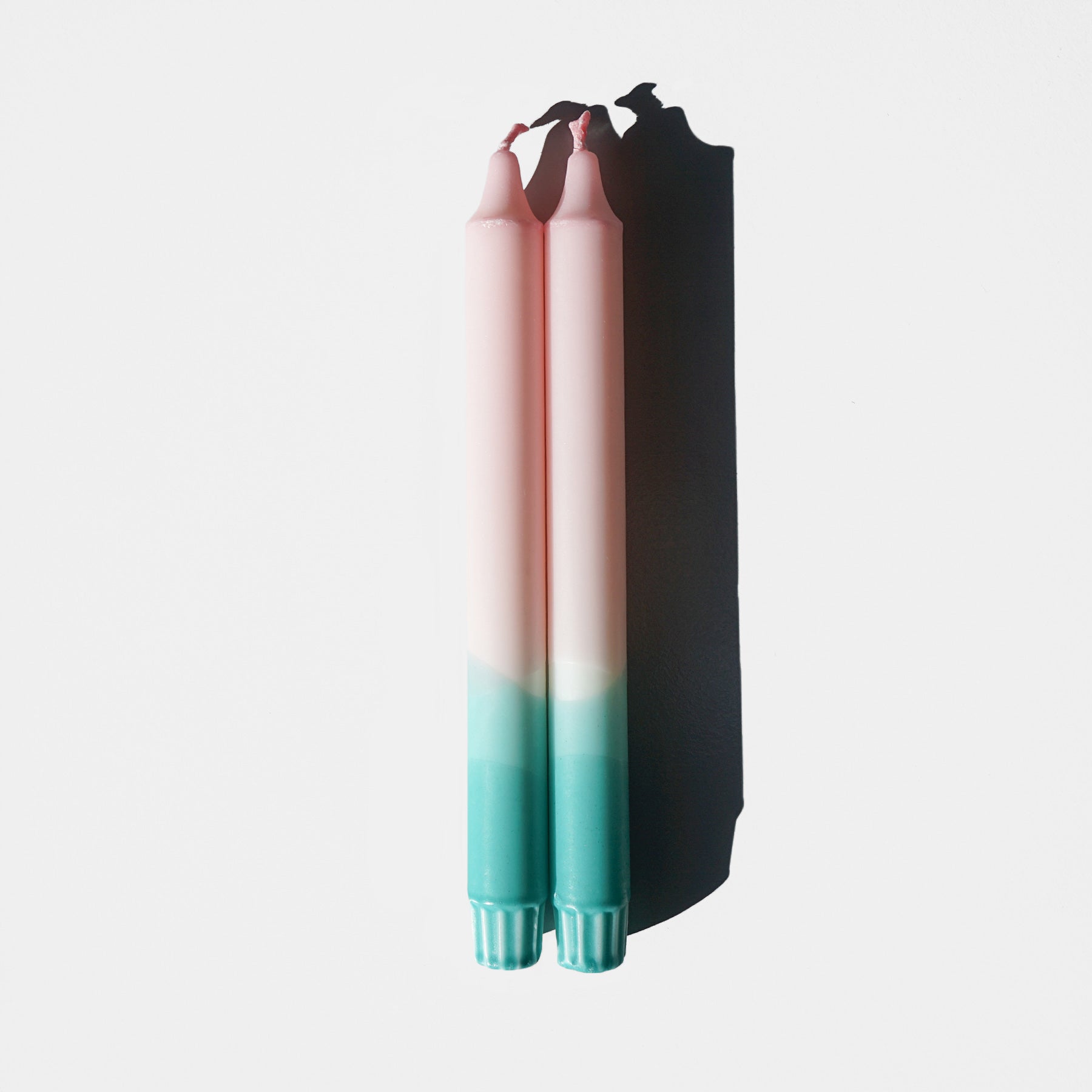 Dip Dye Kerze 2er Set "lucky you"