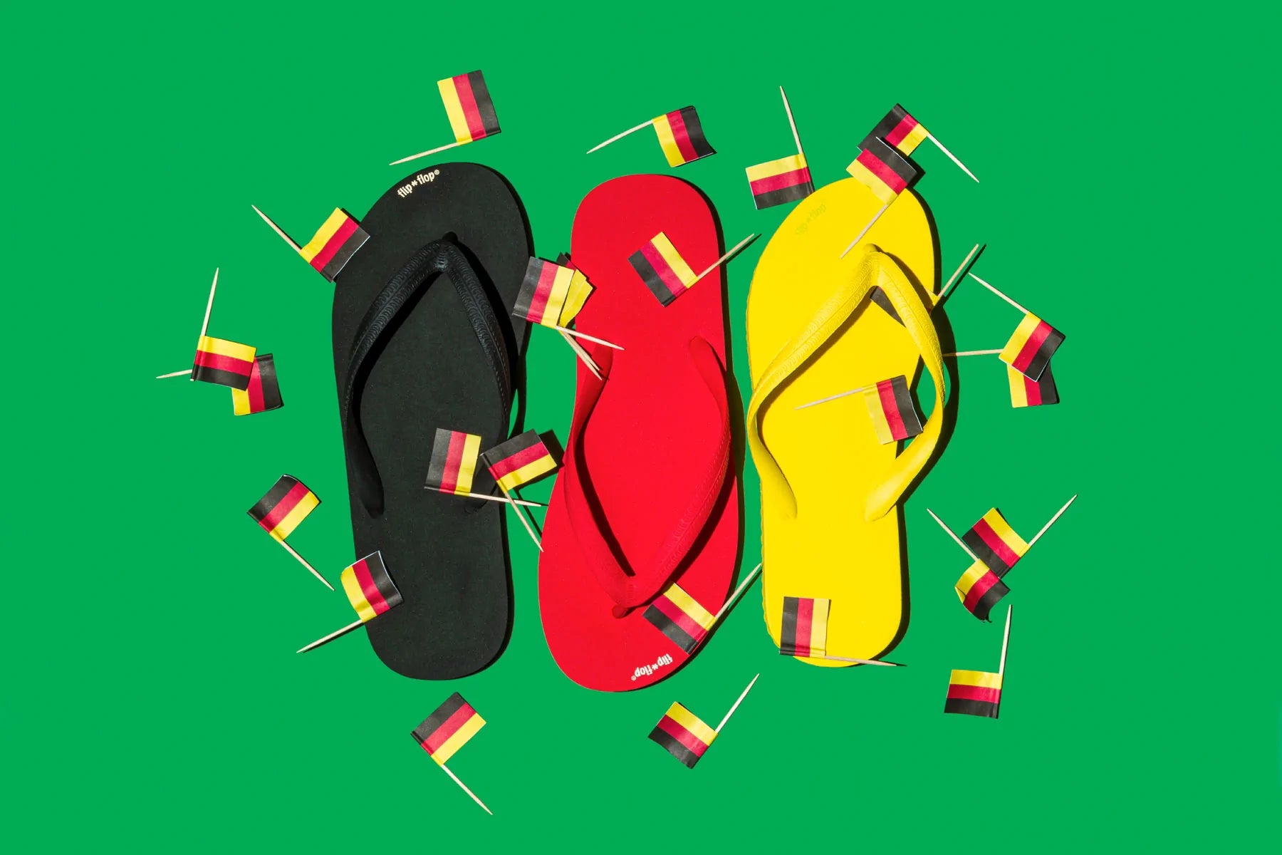 flip*flop Originals Special-Edition Fußball Deutschland Flagge