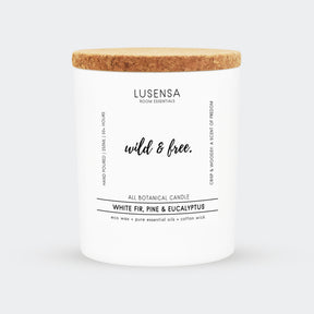 vegane Duftkerze "wild & free"