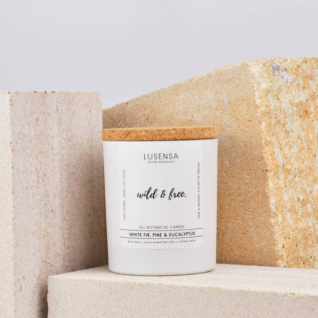 vegane Duftkerze "wild & free"