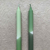 Dip Dye Kerze 2er Set "ivy" - flip*flop eShop