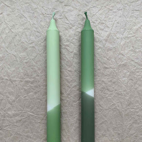 Dip Dye Kerze 2er Set "ivy" - flip*flop eShop